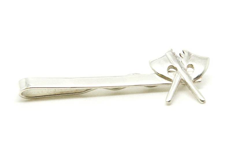 sterling Silber Gorehowl Axt Krawattenklammer von UniqueJewelsLtd