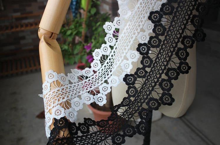 1 Meter Exquisite Florale Spitzen Borte, Diy Hochzeit Stirnband Oder Kostüm Design von UniqueLaceShop