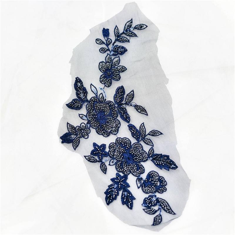Einzigartiges 3D Besticktes Spitzenblumenkleid, Brautspitze Applikation Einzigartiges 3D Besticktes Spitzenblumenkleid, Brautspitze Applikation von UniqueLaceShop