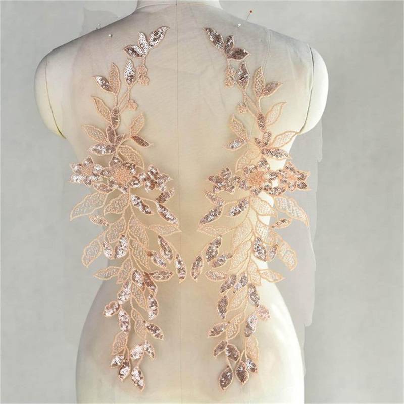 Luxus Handgemachte Pailletten Applikation, Perlen Spitzen Brautkleid Prom Kleid Tanzkostüm Luxus Handgemachte Pailletten Applikation, Perlen Spitzen Brautkleid Prom Kleid Tanzkostüm von UniqueLaceShop