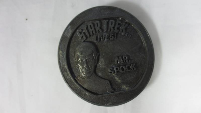 Vintage - Star Trek Lebt 1976 Paramount Bilder Mr. Spock Gürtelschnalle von UniqueStylez801