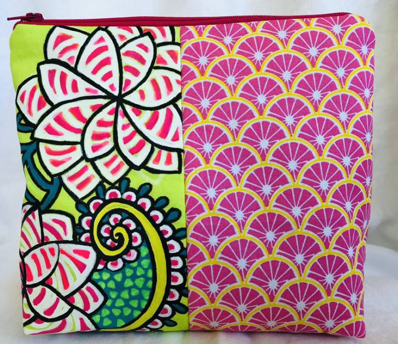 Mehrzwecktasche, Komplett Gefüttert Und Mit Original Gemalter Kunst Mehrzwecktasche, Komplett Gefüttert Und Mit Original Gemalter Kunst von UniqueartsByAnna