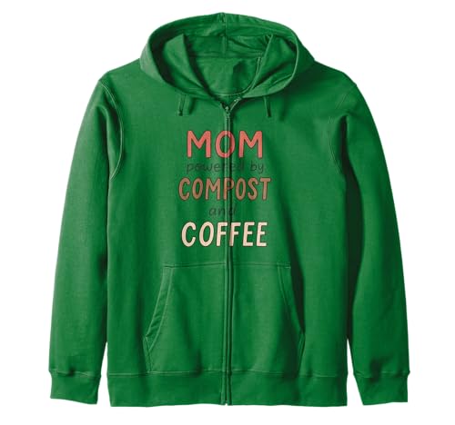 Funny Garden Mama Kompost und Kaffee Damen Spruch für Sie Kapuzenjacke Funny Garden Mama Kompost und Kaffee Damen Spruch für Sie Kapuzenjacke von Uniqueee Organic Gardener Stuff Co.