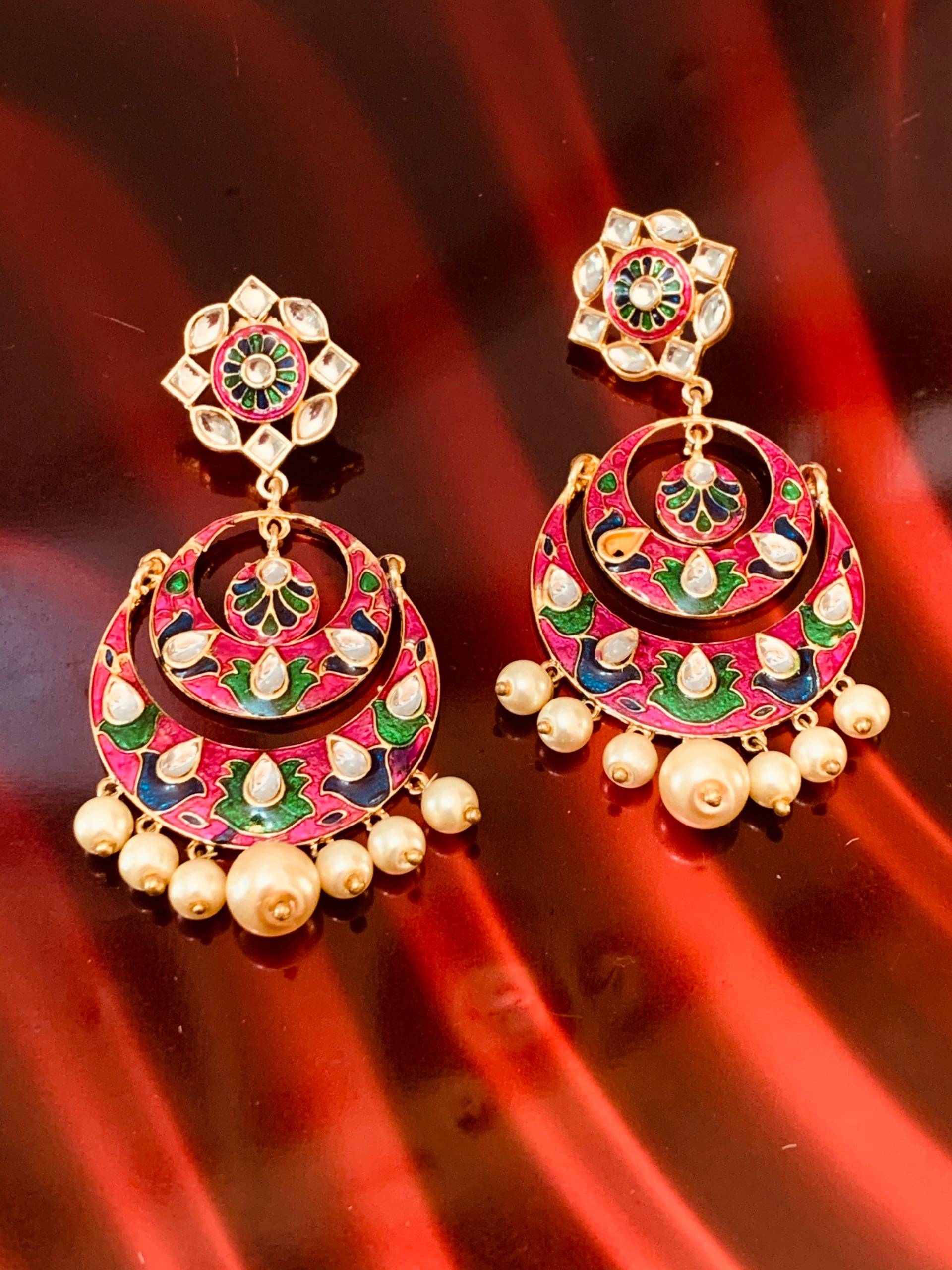 Angebot - Chandbali Ohrringe Angebot - Chandbali Ohrringe von UniquejewelByPadmaja