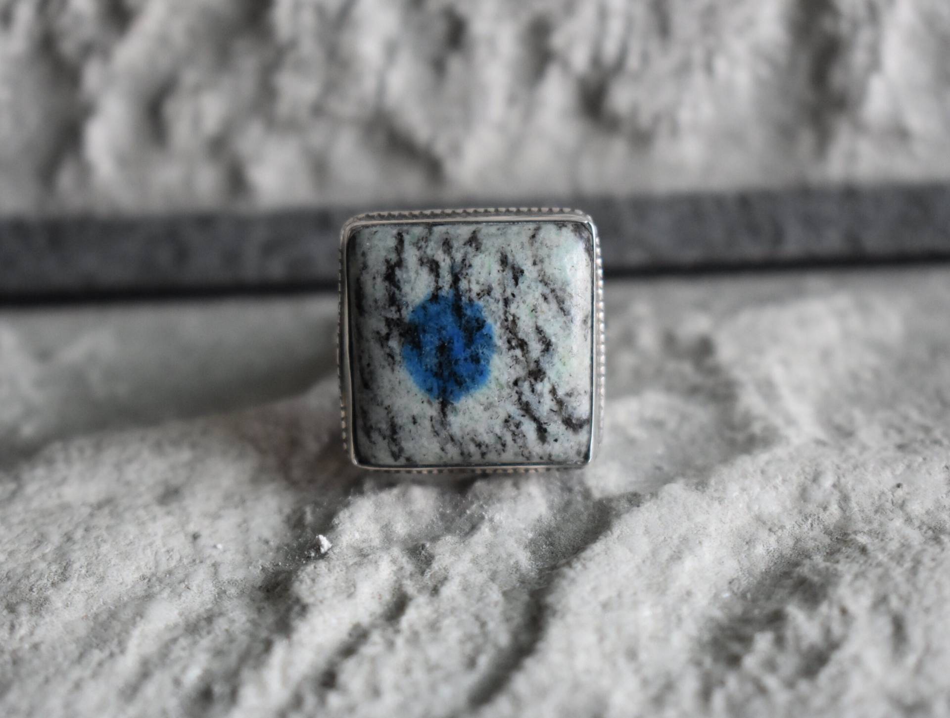 925 Silber Natürlicher K2-Jaspis-Ring-Natürlicher K2-Jaspis-Ring-K2-Jaspis-Ring-Natürlicher Jaspis-Ring-Handgemachter Ring-Jaspis-Ring-Design-Ring von UniquejewelryIndia