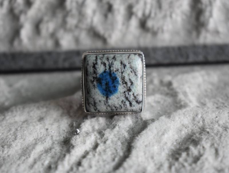 925 Silber Natürlicher K2-Jaspis-Ring-Natürlicher K2-Jaspis-Ring-K2-Jaspis-Ring-Natürlicher Jaspis-Ring-Handgemachter Ring-Jaspis-Ring-Design-Ring von UniquejewelryIndia