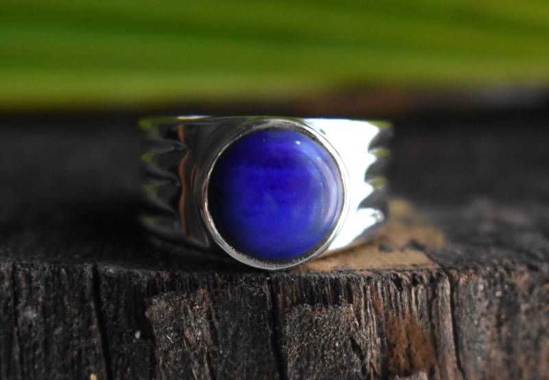 Lapis Ring Lazuli Herrenring von UniquejewelryIndia
