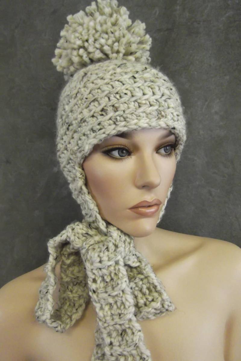 Patapouf Hut in Haferflocken, Wintermütze, Pom Hut, Accessoires, Hüte, Käppchen, Frauen, Häkeln Eindeutig Ewe Beige Earflap Mütze Patapouf Hut in Haferflocken, Wintermütze, Pom Hut, Accessoires, Hüte, Käppchen, Frauen, Häkeln Eindeutig Ewe Beige Earflap Mütze von UniquelyEwe