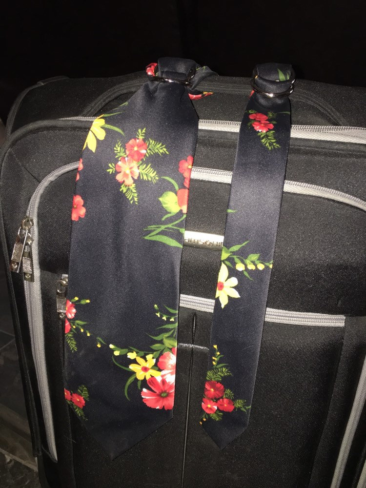 Krawatte Auf Monte-Carlo Mode Gepäck Marker Identifier Mit Vintage Herren Krawatten Aus von UniquelyVicky