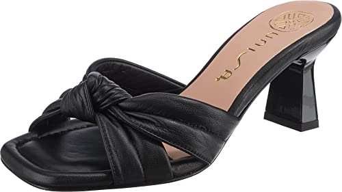 Unisa Damen MUIR_NS Sandale mit Absatz, Black, 36 EU von Unisa