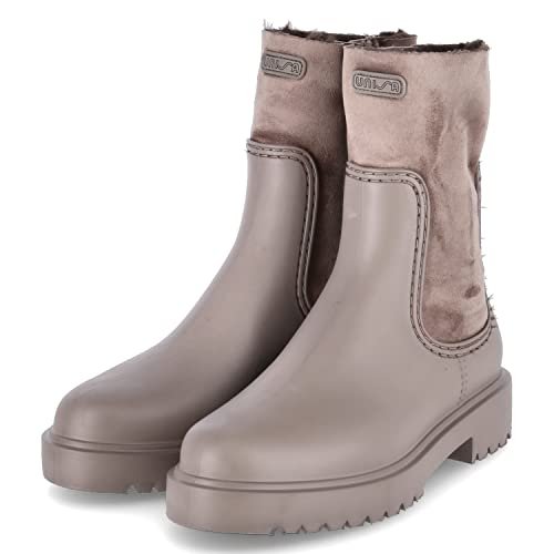 Unisa Gummitstiefel Stiefeletten CASCO FARR Beige Flour Pon von Unisa