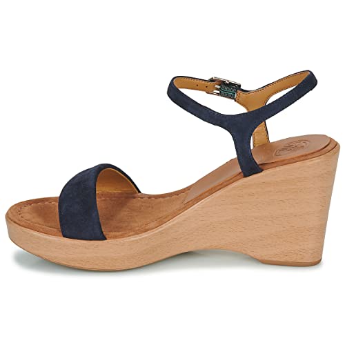 Unisa Rita Sandalen/Sandaletten Damen Marine - 38 - Sandalen/Sandaletten Shoes von Unisa