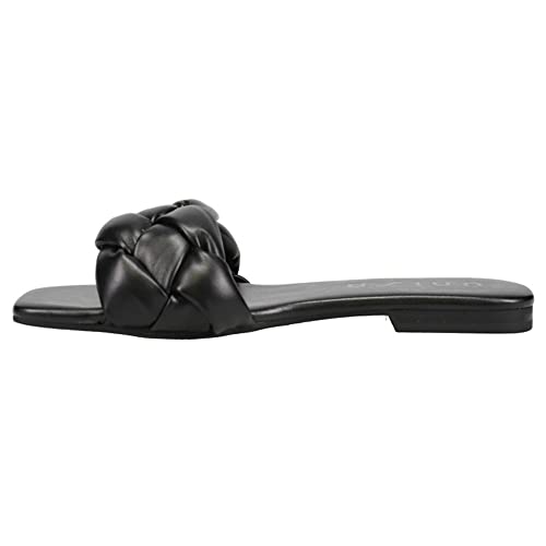 Unisa Womens Synthia Ankle Strap Sandals - Black von Unisa