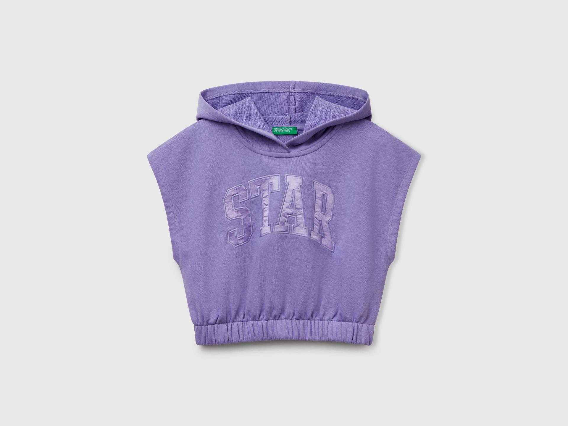 Benetton, Ärmelloses Sweatshirt Mit Kapuze, size 3XL, Lavendelblau, female Benetton, Ärmelloses Sweatshirt Mit Kapuze, size 3XL, Lavendelblau, female von United Colors of Benetton