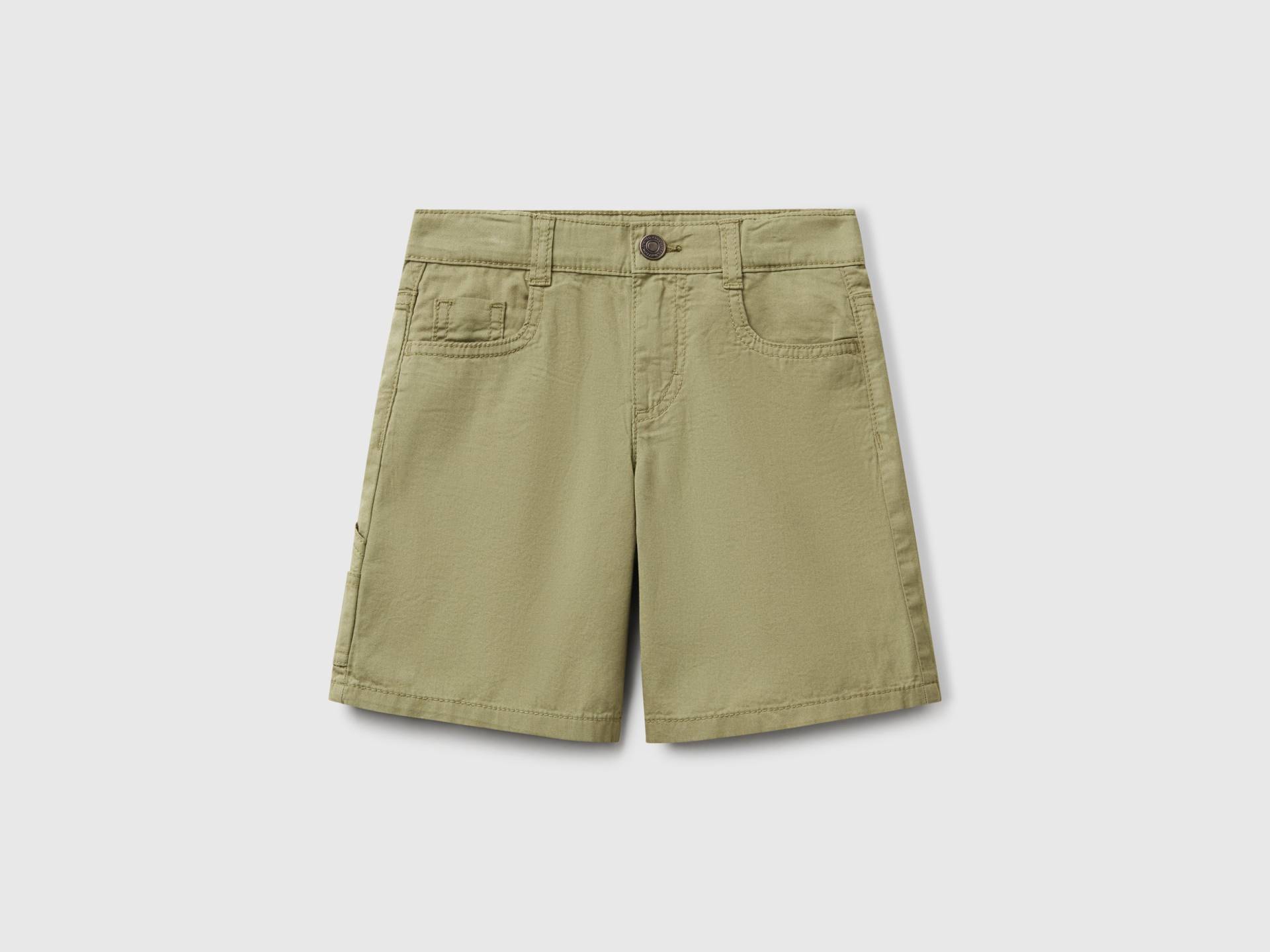 Benetton, Bermudashorts Mit Fünf Taschen, size 110, , male von United Colors of Benetton
