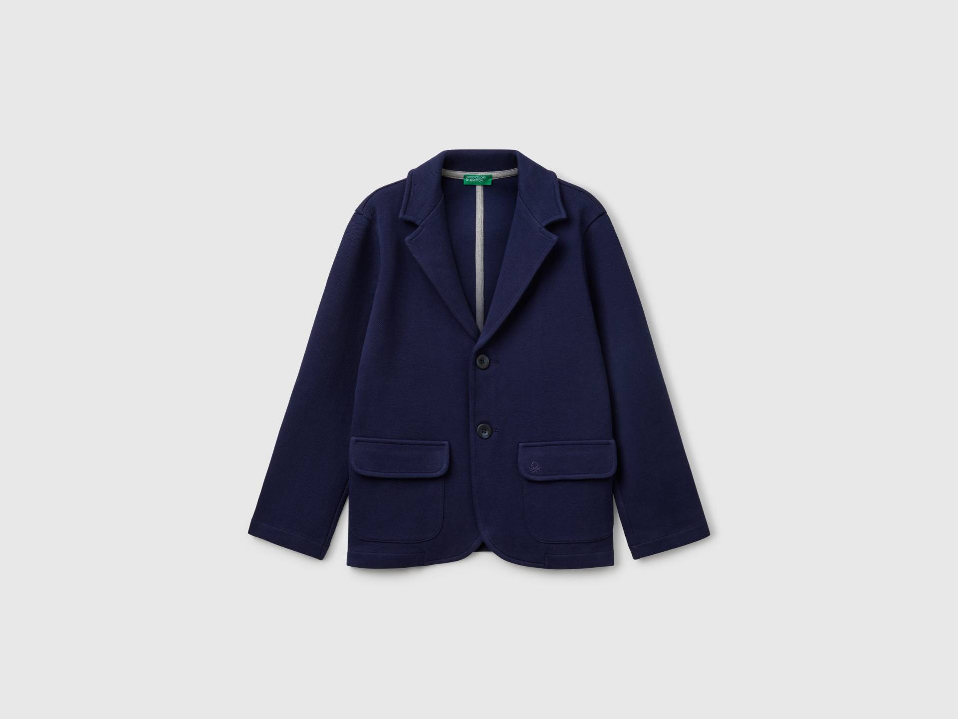Benetton, Blazer Mit Taschen, size 3XL, Dunkelblau, male von United Colors of Benetton