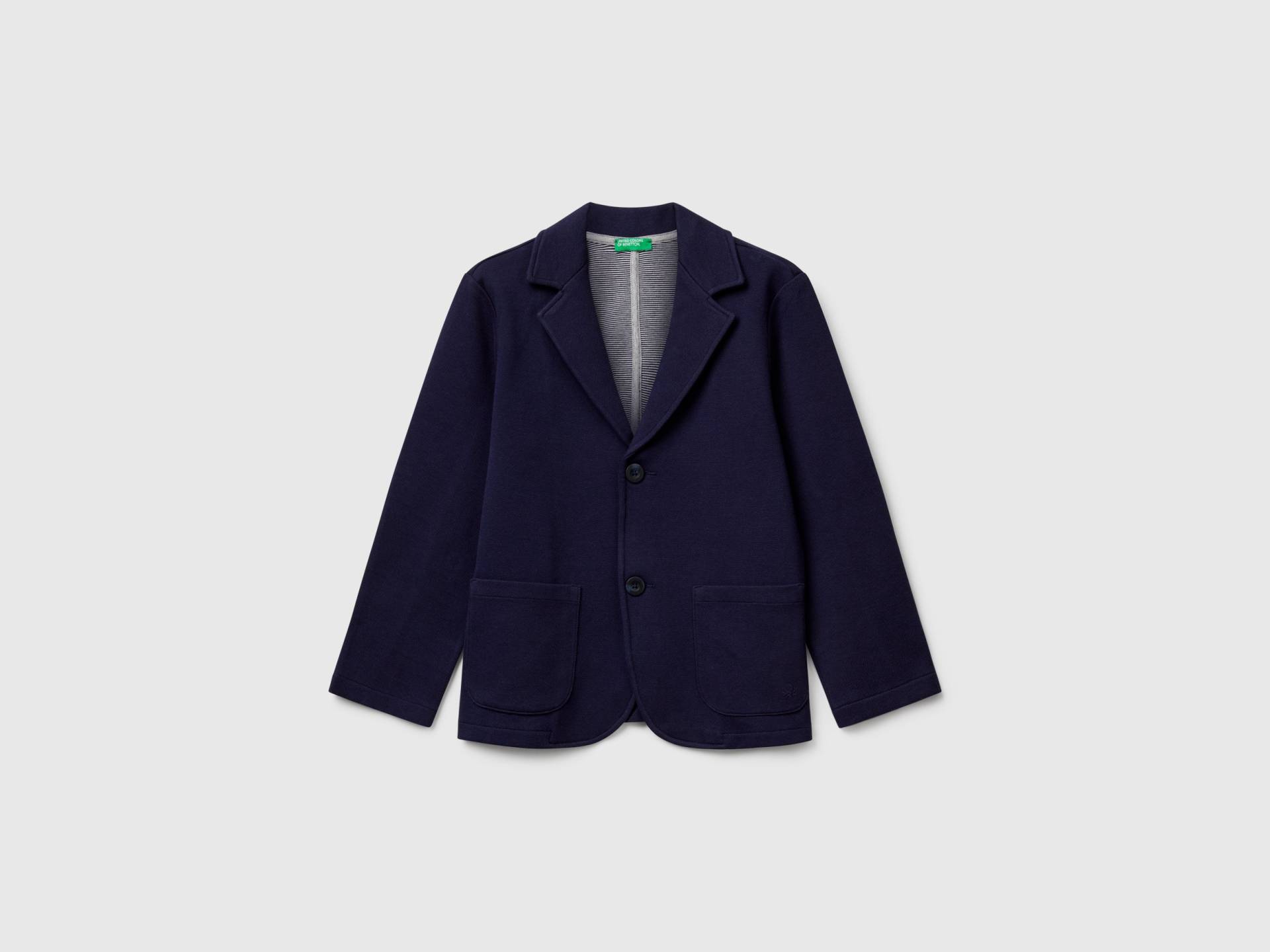 Benetton, Blazer Mit Taschen, size 3XL, Dunkelblau, male von United Colors of Benetton