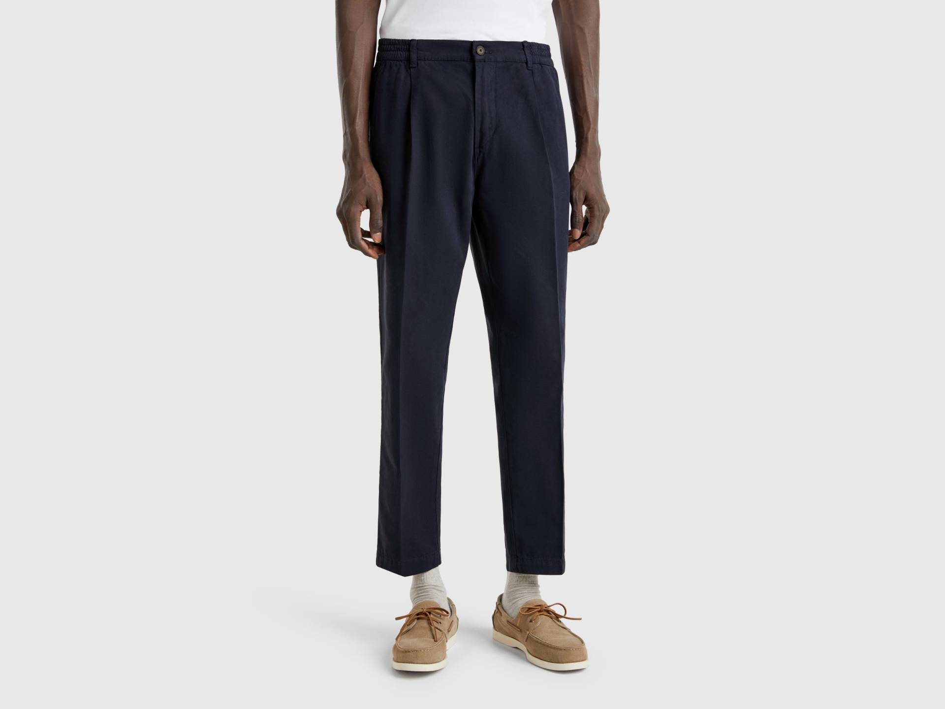 Benetton, Chino-karotten-passform, size 46, Dunkelblau, male Benetton, Chino-karotten-passform, size 46, Dunkelblau, male von United Colors of Benetton