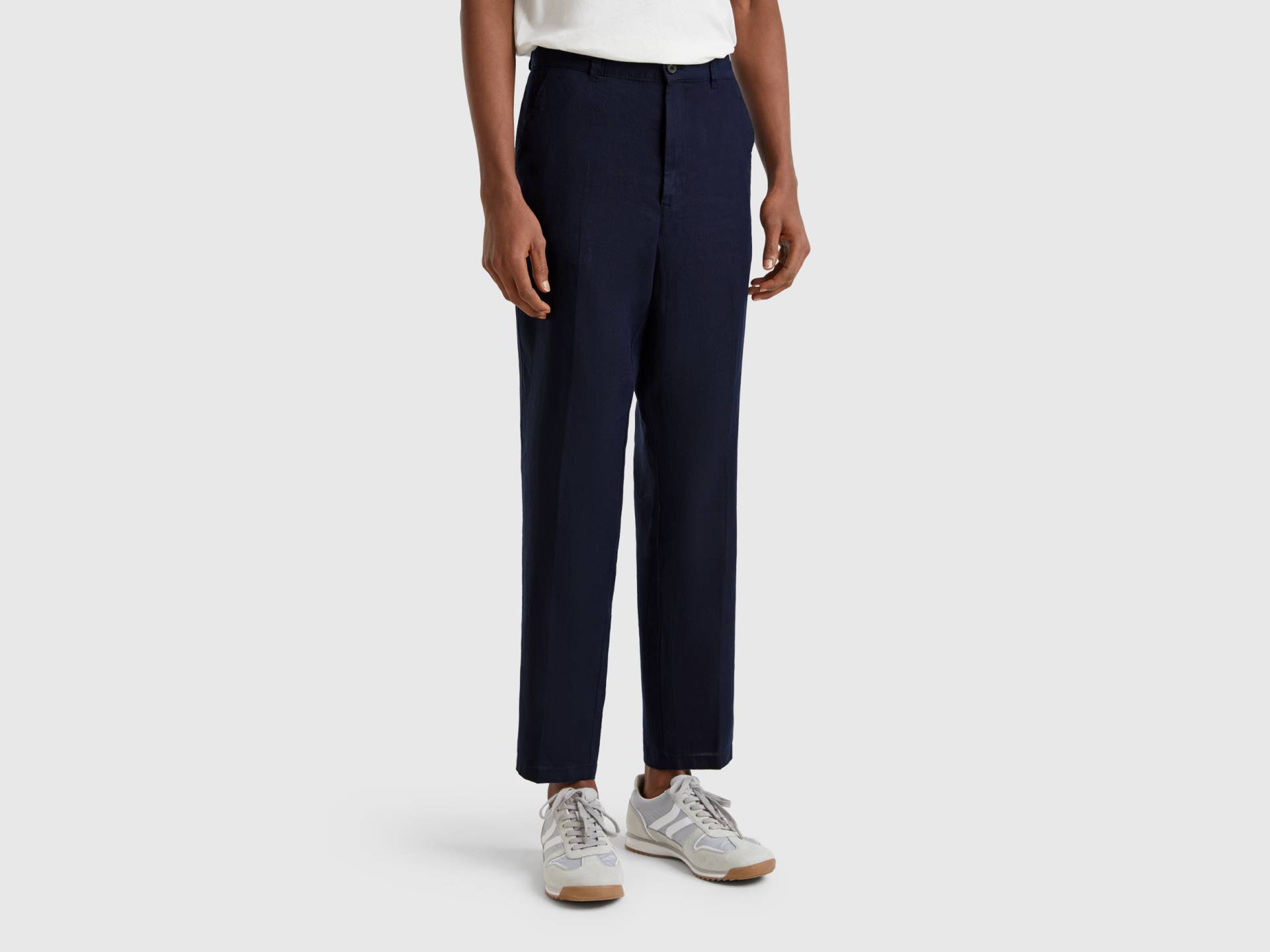 Benetton, Chinos Aus Reinem Leinen, size 42, Dunkelblau, male Benetton, Chinos Aus Reinem Leinen, size 42, Dunkelblau, male von United Colors of Benetton