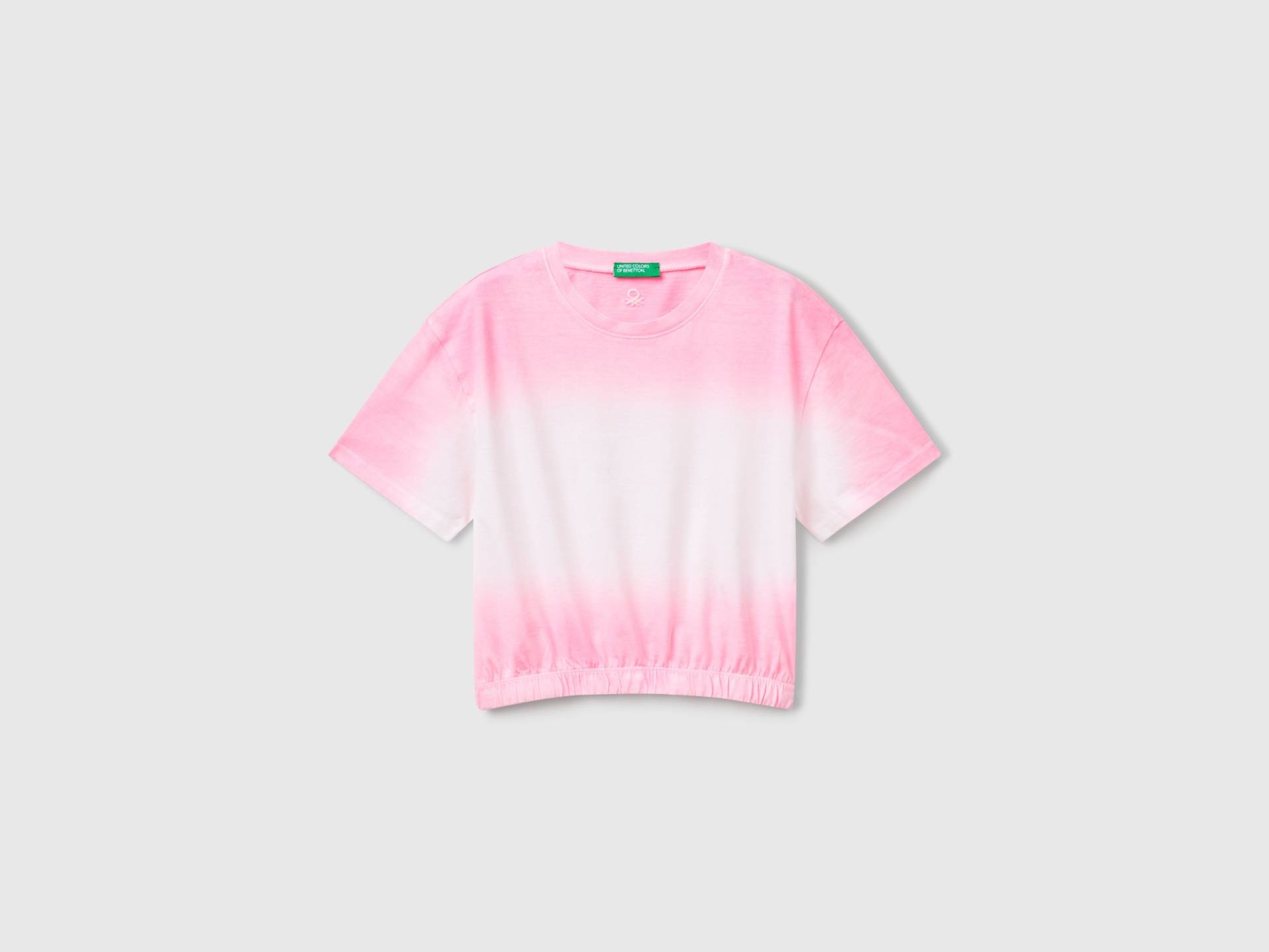 Benetton, Dip-dye-t-shirt, size 3XL, Fuchsia, female Benetton, Dip-dye-t-shirt, size 3XL, Fuchsia, female von United Colors of Benetton
