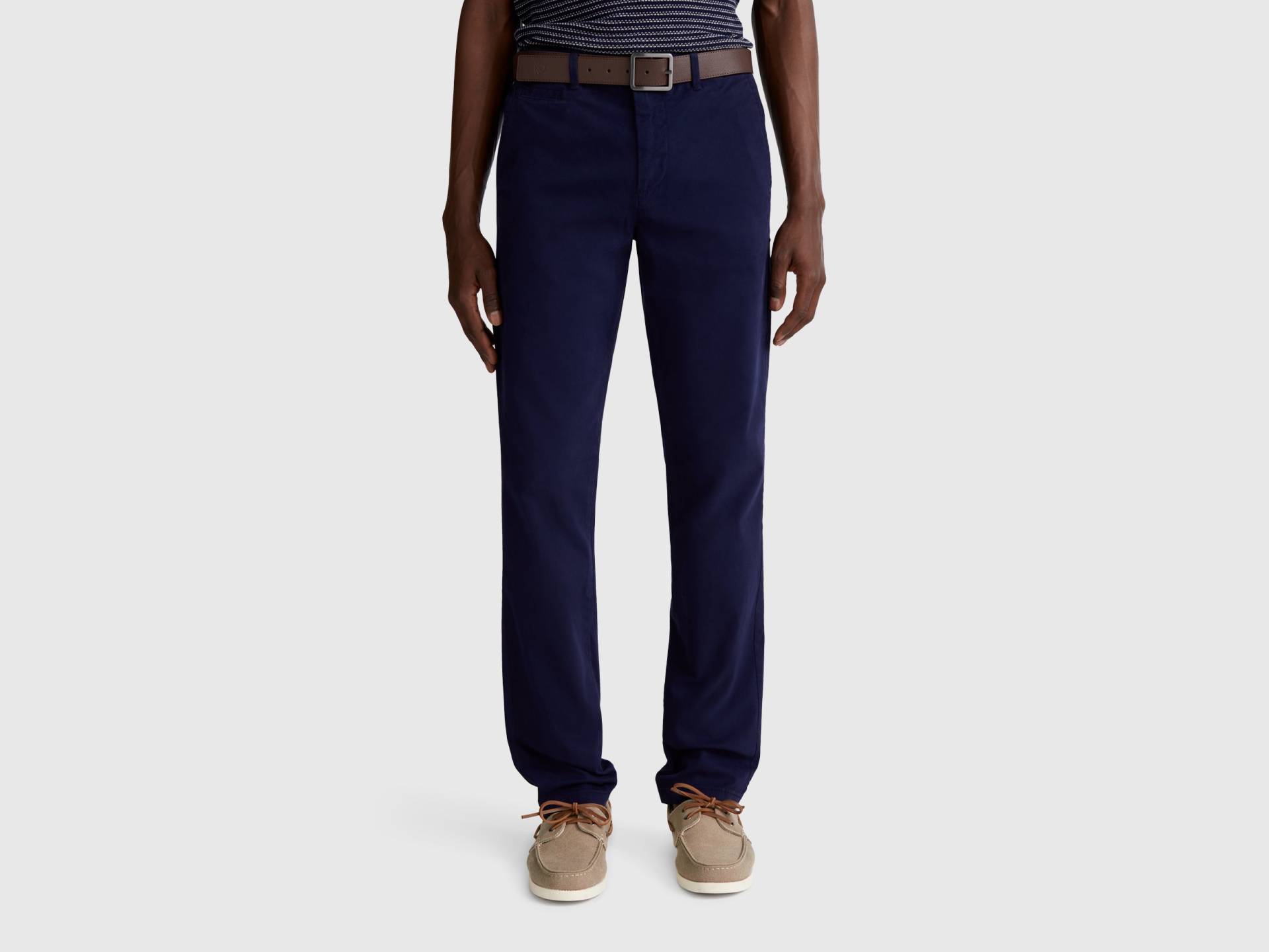 Benetton, Slim Fit Chinohose In Nachtblau, size 52, Dunkelblau, male Benetton, Slim Fit Chinohose In Nachtblau, size 52, Dunkelblau, male von United Colors of Benetton
