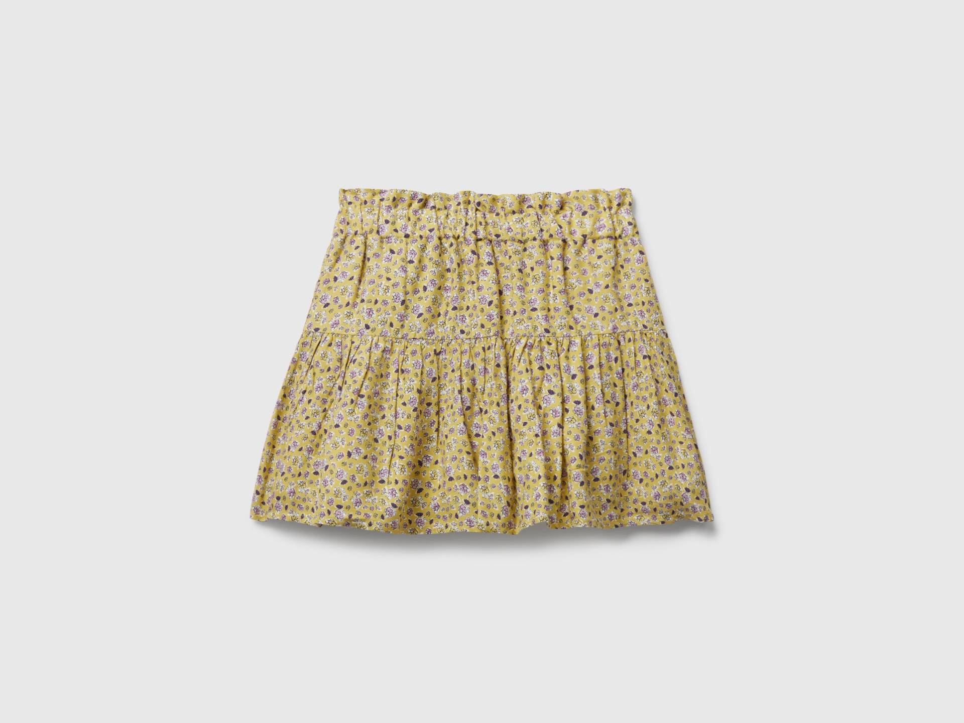 Benetton, Fließender Minirock Mit Blumenmuster, size M, , female Benetton, Fließender Minirock Mit Blumenmuster, size M, , female von United Colors of Benetton