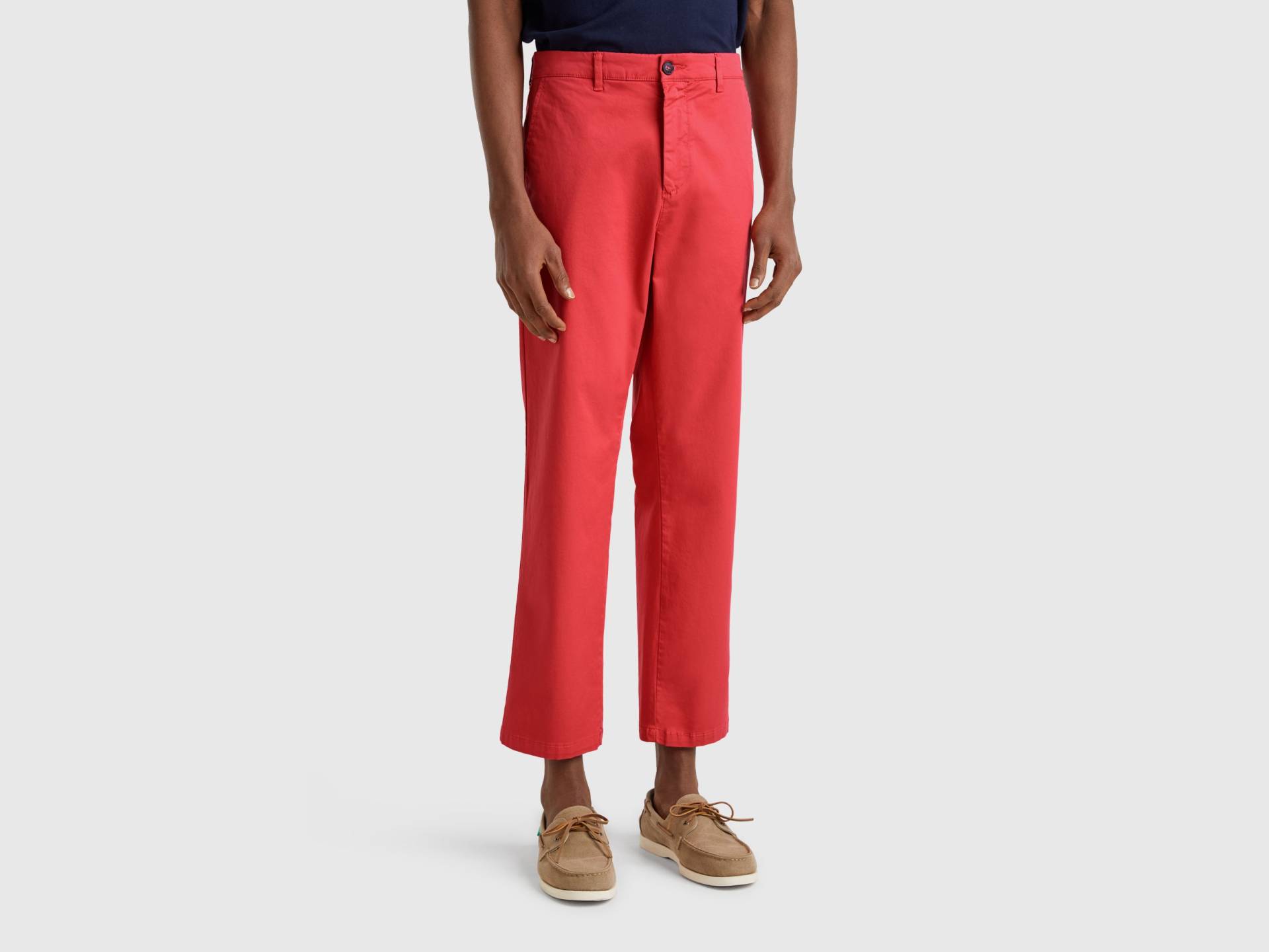 Benetton, Gerade Geschnittene Chinohose, size 50, Ziegelrot, male Benetton, Gerade Geschnittene Chinohose, size 50, Ziegelrot, male von United Colors of Benetton