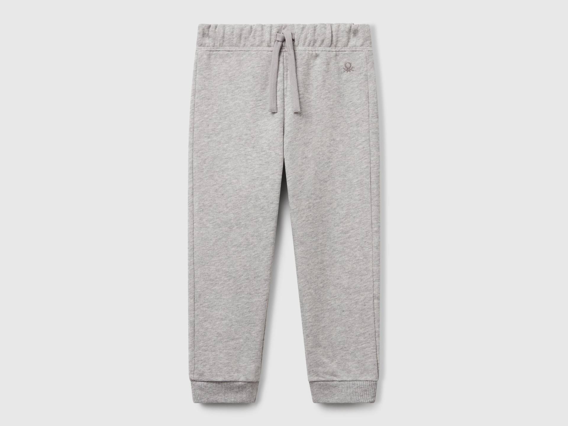 Benetton, Jogginghose Aus Baumwolle, size 104, Hellgrau, female Benetton, Jogginghose Aus Baumwolle, size 104, Hellgrau, female von United Colors of Benetton