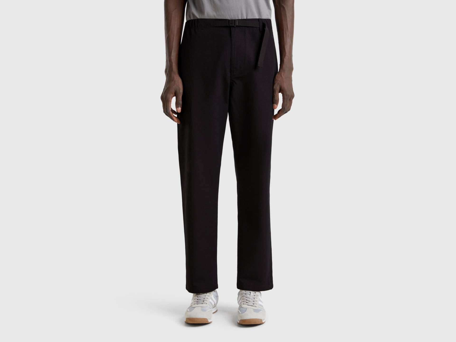 Benetton, Hose Mit Geradem Bein, size , Schwarz, male Benetton, Hose Mit Geradem Bein, size , Schwarz, male von United Colors of Benetton