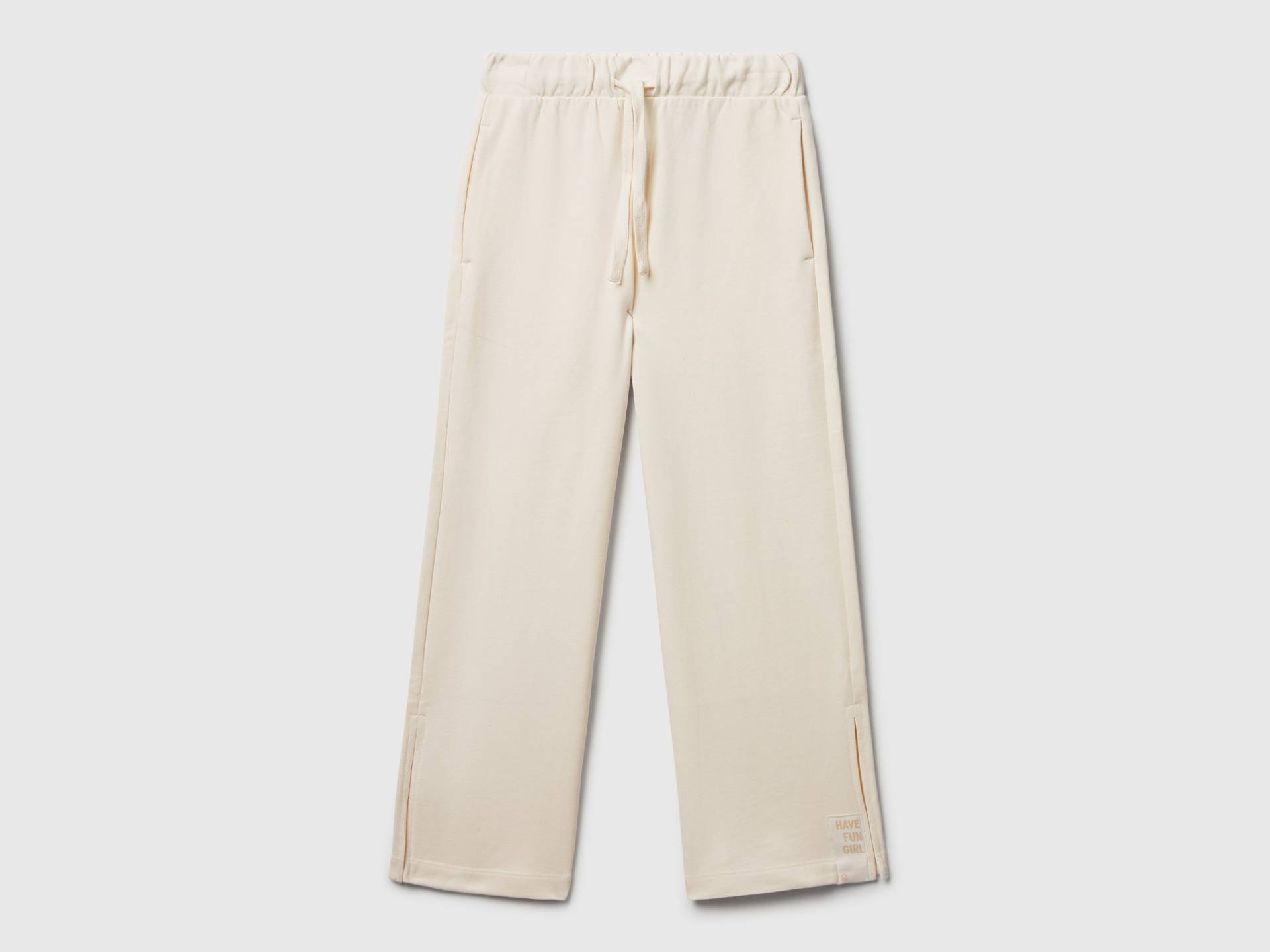 Benetton, Jogginghose Mit Weitem Bein, size M, Cremeweiss, female Benetton, Jogginghose Mit Weitem Bein, size M, Cremeweiss, female von United Colors of Benetton