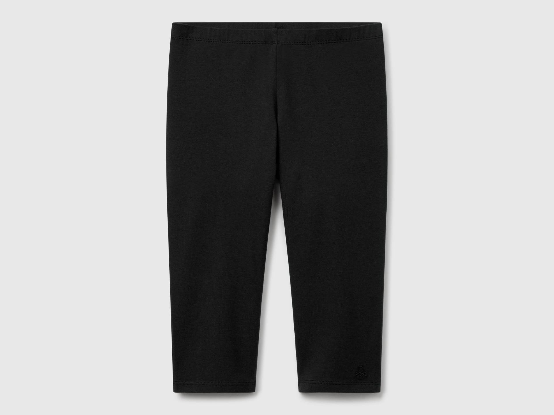 Benetton, Knielange Leggings Aus Stretch-baumwolle, size L, Schwarz, female Benetton, Knielange Leggings Aus Stretch-baumwolle, size L, Schwarz, female von United Colors of Benetton