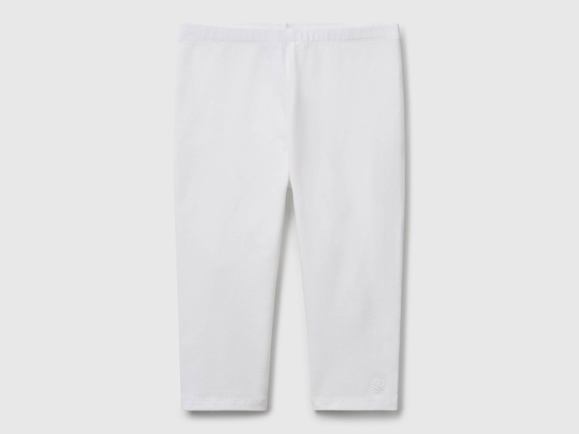 Benetton, Knielange Leggings Aus Stretch-baumwolle, size L, Weiss, female Benetton, Knielange Leggings Aus Stretch-baumwolle, size L, Weiss, female von United Colors of Benetton