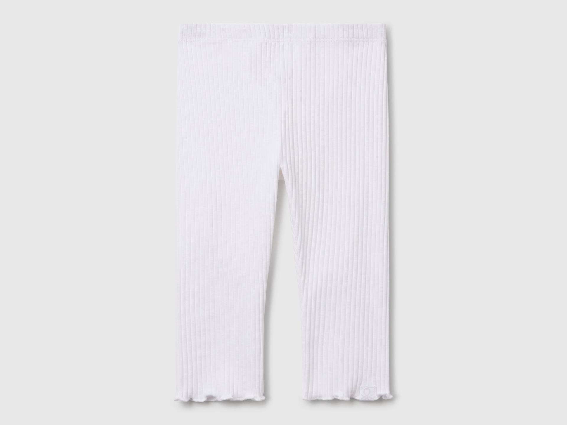 Benetton, Leggings Aus Stretch-baumwolle, size 116, Weiss, female Benetton, Leggings Aus Stretch-baumwolle, size 116, Weiss, female von United Colors of Benetton