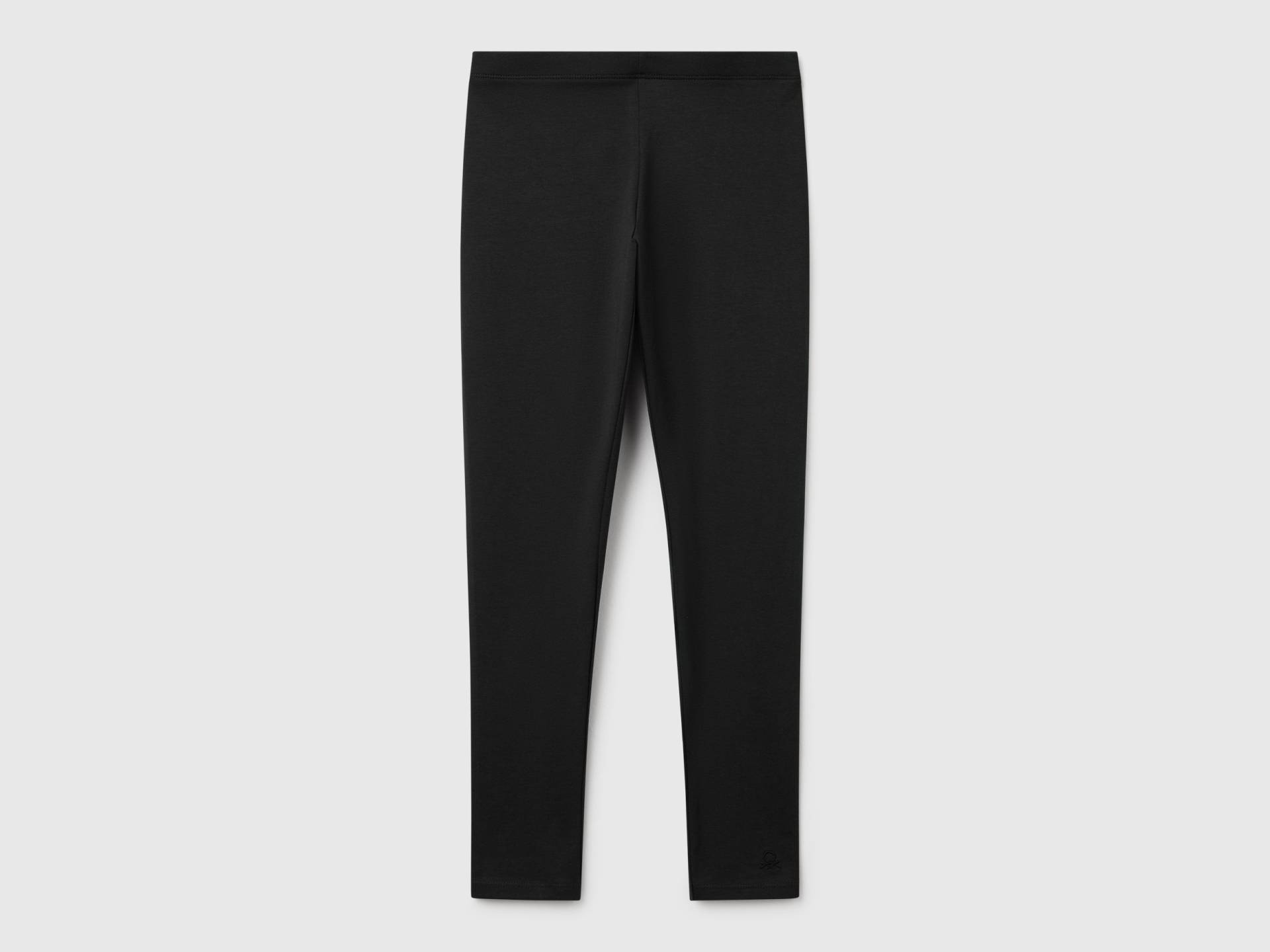 Benetton, Leggings Aus Elastischer Baumwolle Mit Logo, size 2XL, Schwarz, female Benetton, Leggings Aus Elastischer Baumwolle Mit Logo, size 2XL, Schwarz, female von United Colors of Benetton