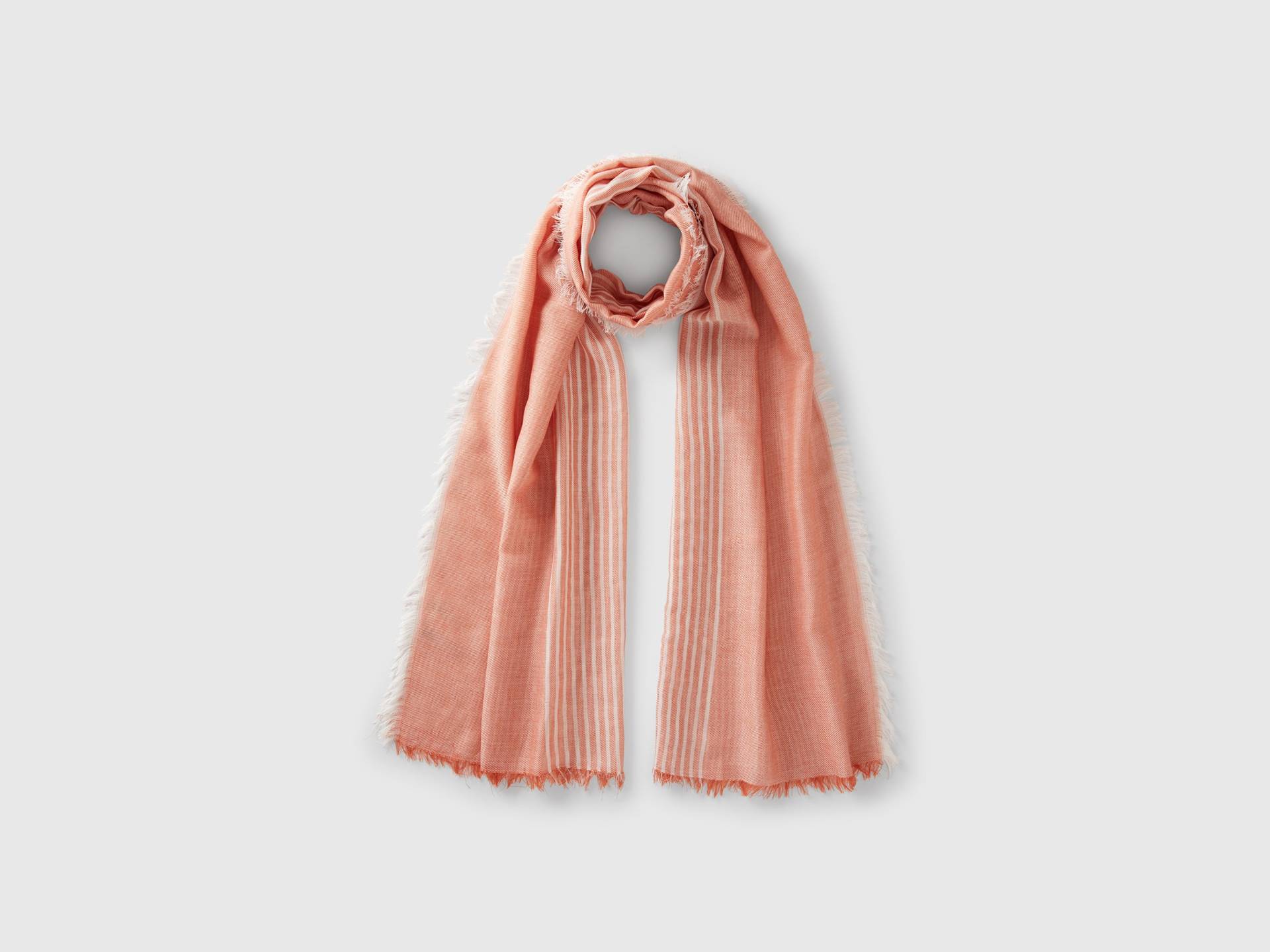 Benetton, Leichter Schal Mit Streifen, size OS, , male von United Colors of Benetton