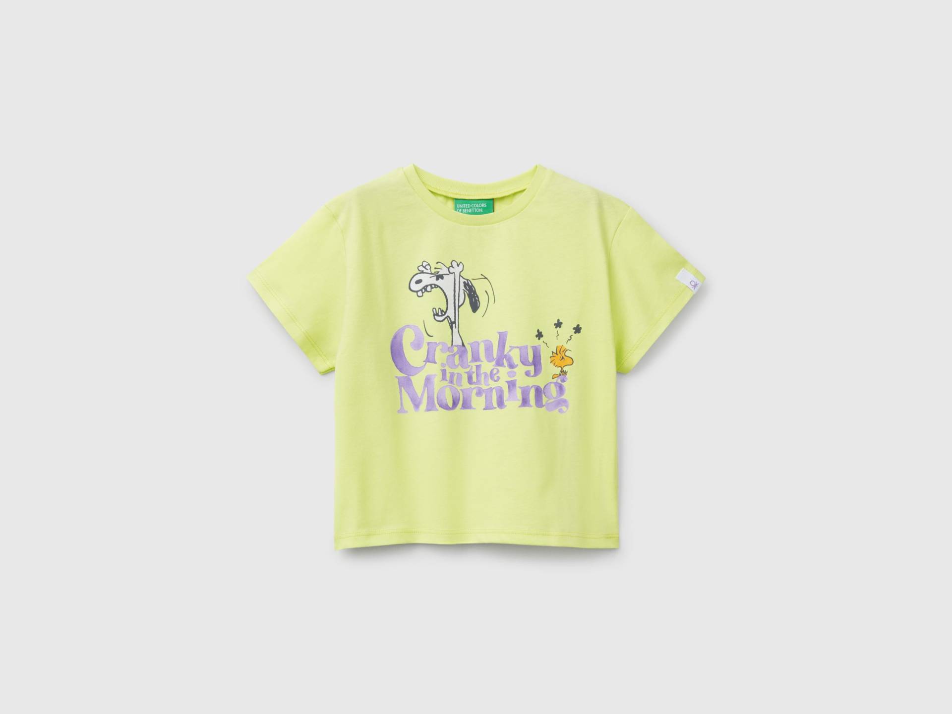 Benetton, Snoopy ©peanuts T-shirt Mit Rundhalsausschnitt, size 110, Gelb, female von United Colors of Benetton