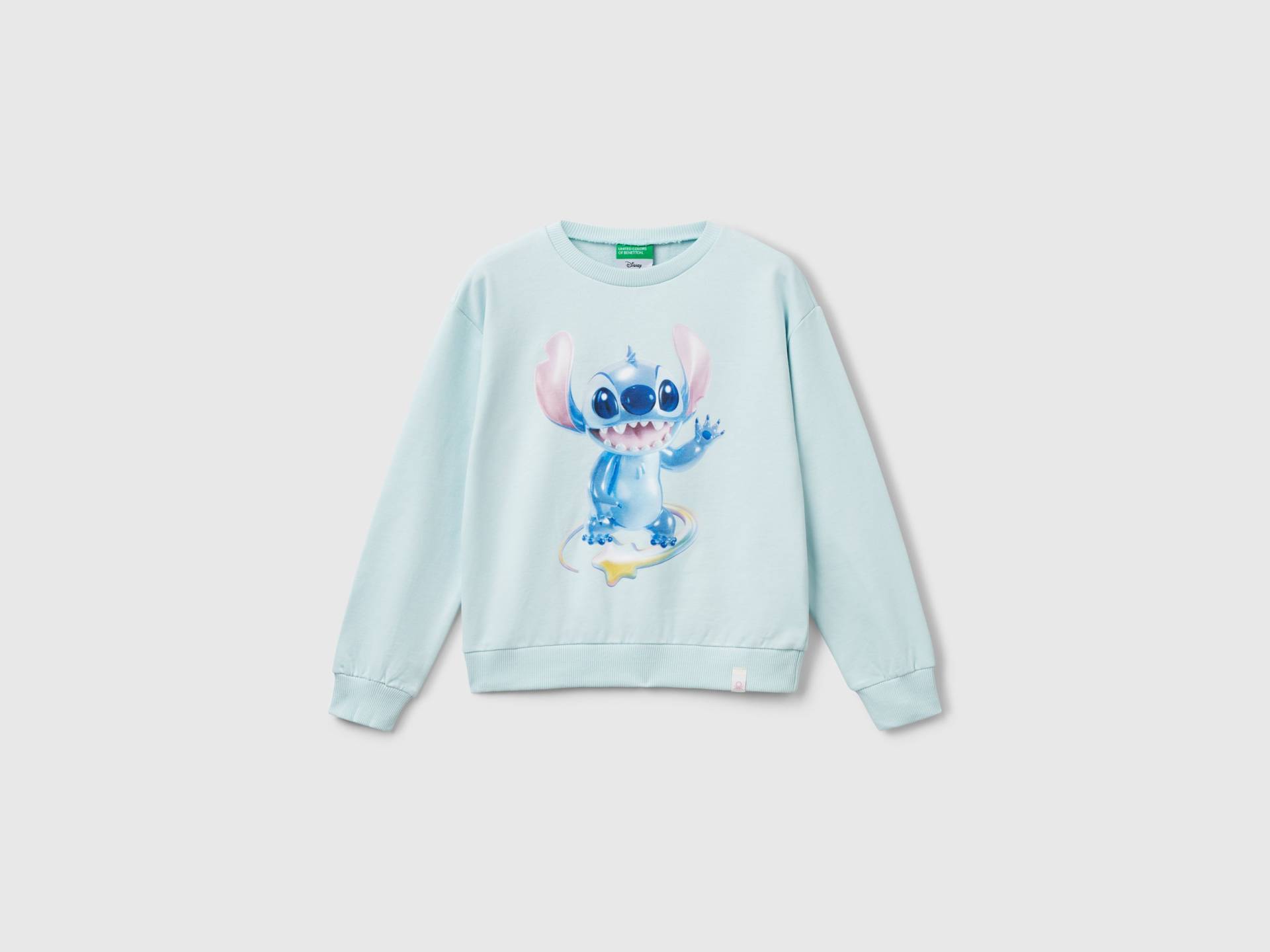 Benetton, Sweatshirt ©disney Lilo & Stitch, size 3XL, Türkisblau, female von United Colors of Benetton