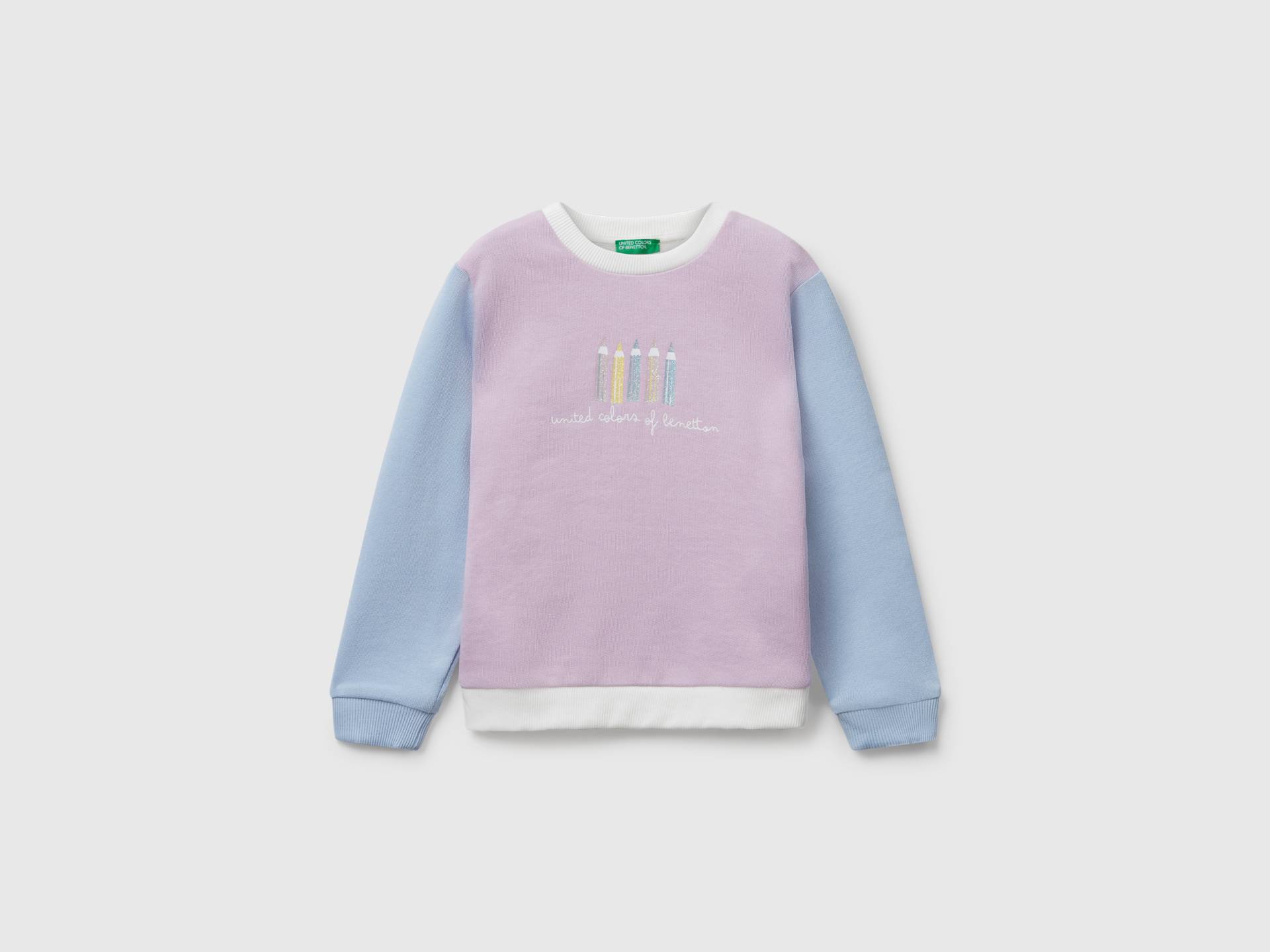 Benetton, Sweatshirt Mit Glitzer-print, size 110, Purpur, female Benetton, Sweatshirt Mit Glitzer-print, size 110, Purpur, female von United Colors of Benetton