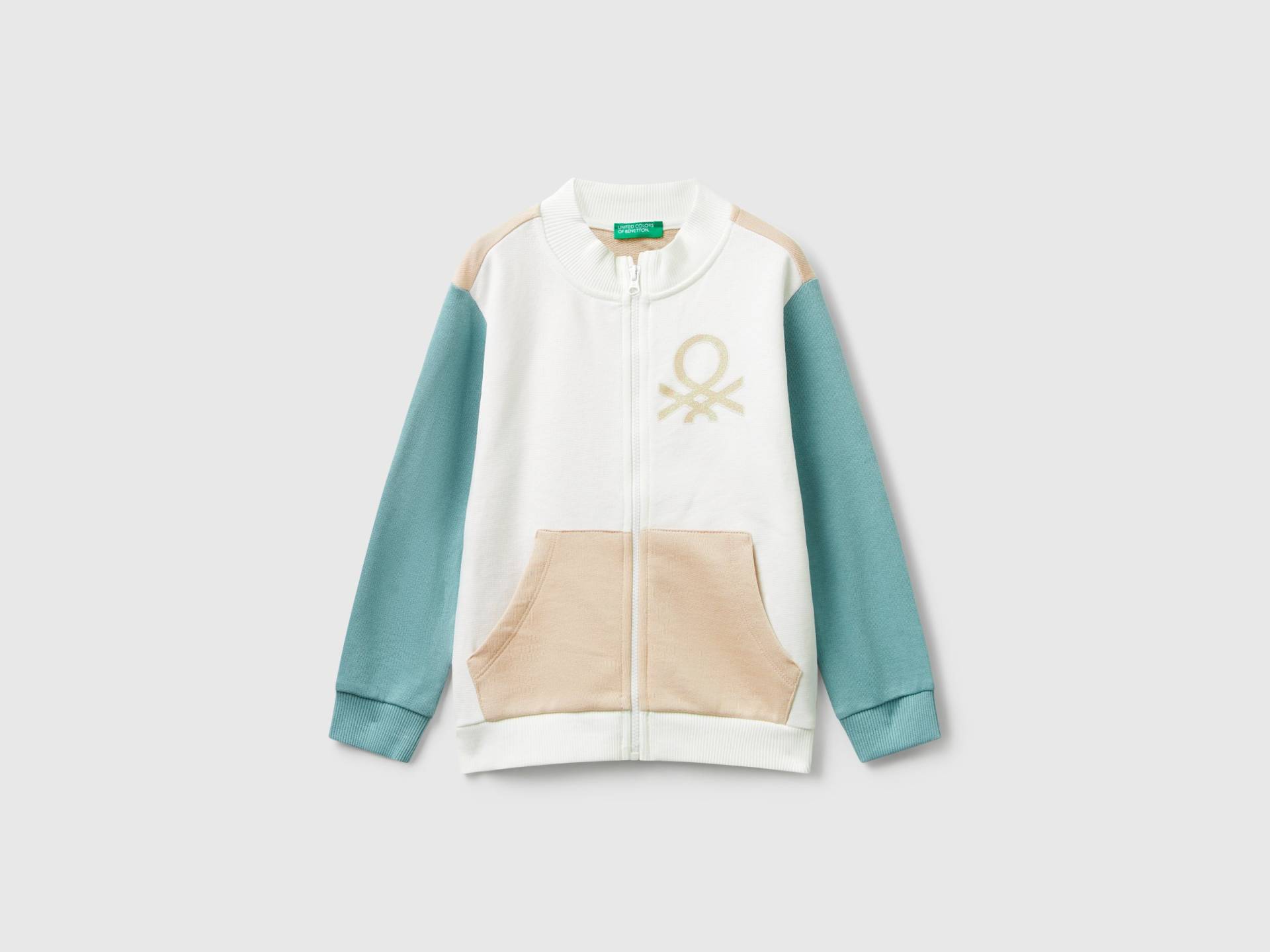 Benetton, Sweatshirt Mit Glitzer-print, size 98, Cremeweiss, female Benetton, Sweatshirt Mit Glitzer-print, size 98, Cremeweiss, female von United Colors of Benetton