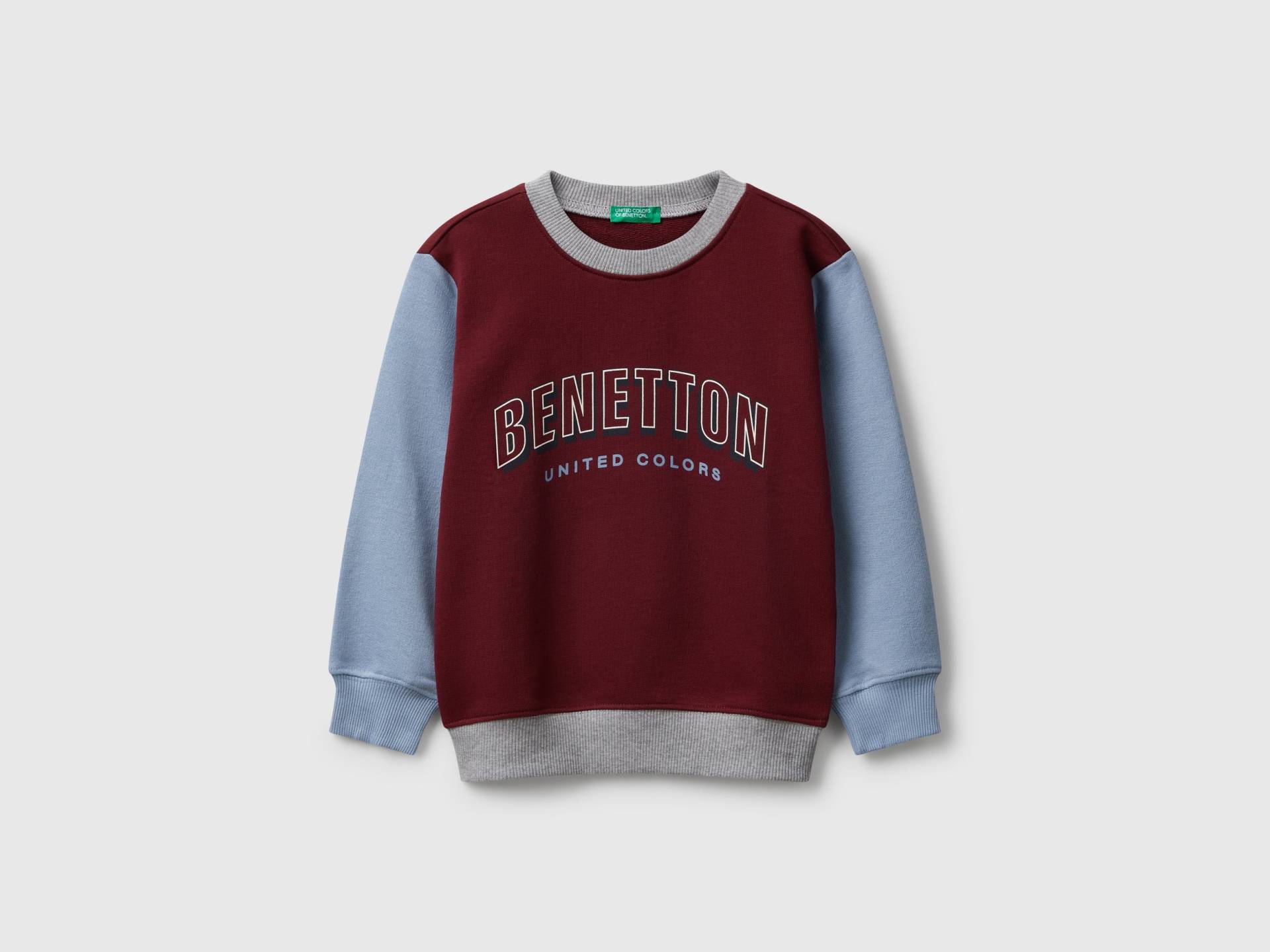 Benetton, Sweatshirt Mit Normaler Passform Und Aufdruck, size 110, Bordeaux, male Benetton, Sweatshirt Mit Normaler Passform Und Aufdruck, size 110, Bordeaux, male von United Colors of Benetton