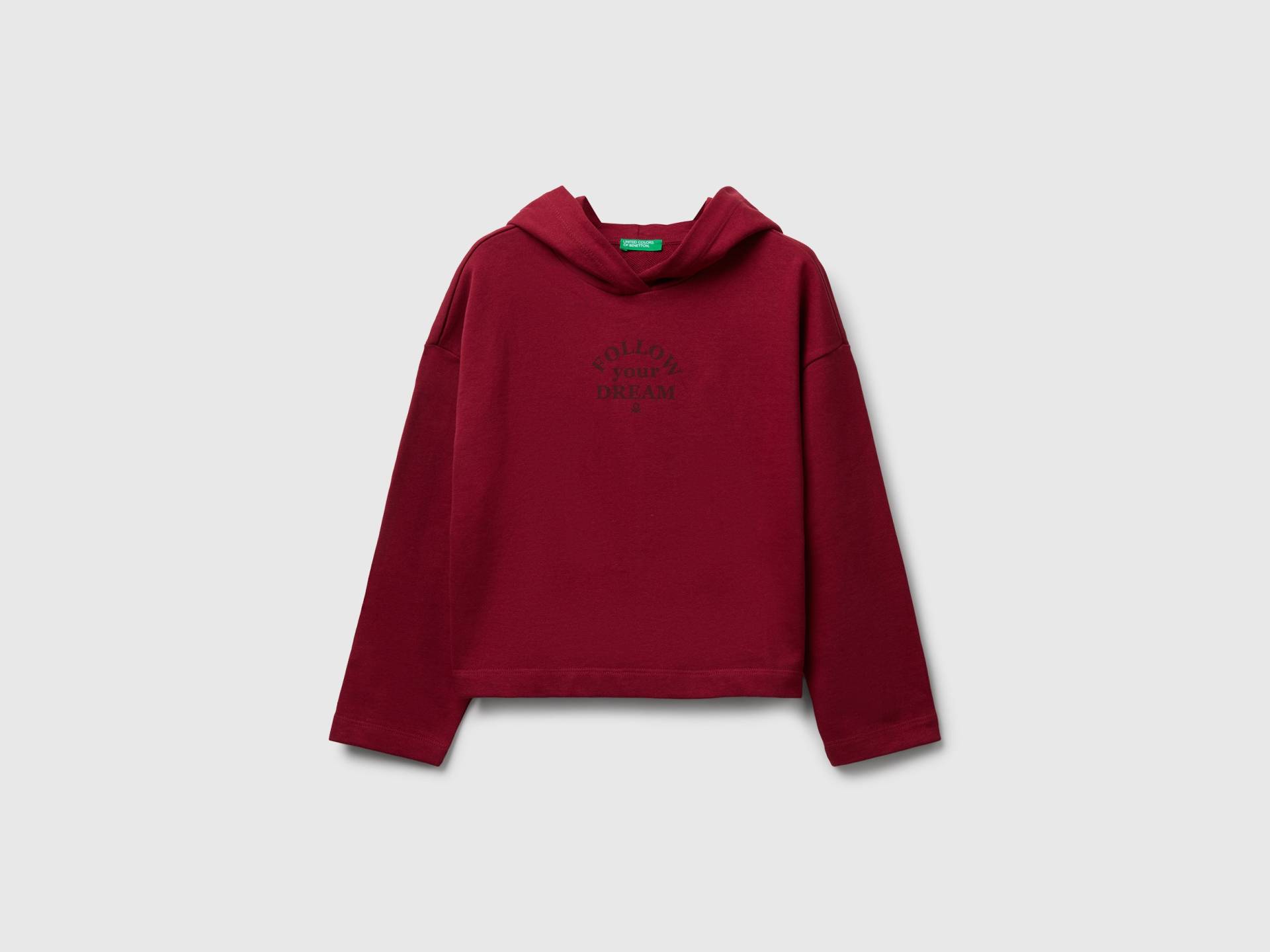 Benetton, Sweatshirt Mit Slogan-print, size 2XL, Bordeaux, female Benetton, Sweatshirt Mit Slogan-print, size 2XL, Bordeaux, female von United Colors of Benetton
