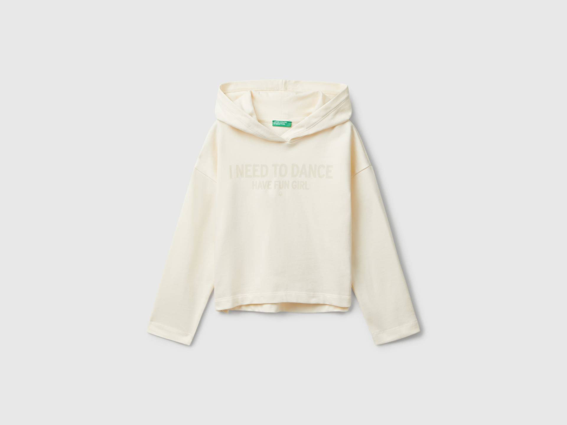 Benetton, Sweatshirt Mit Slogan-print, size 2XL, Cremeweiss, female Benetton, Sweatshirt Mit Slogan-print, size 2XL, Cremeweiss, female von United Colors of Benetton