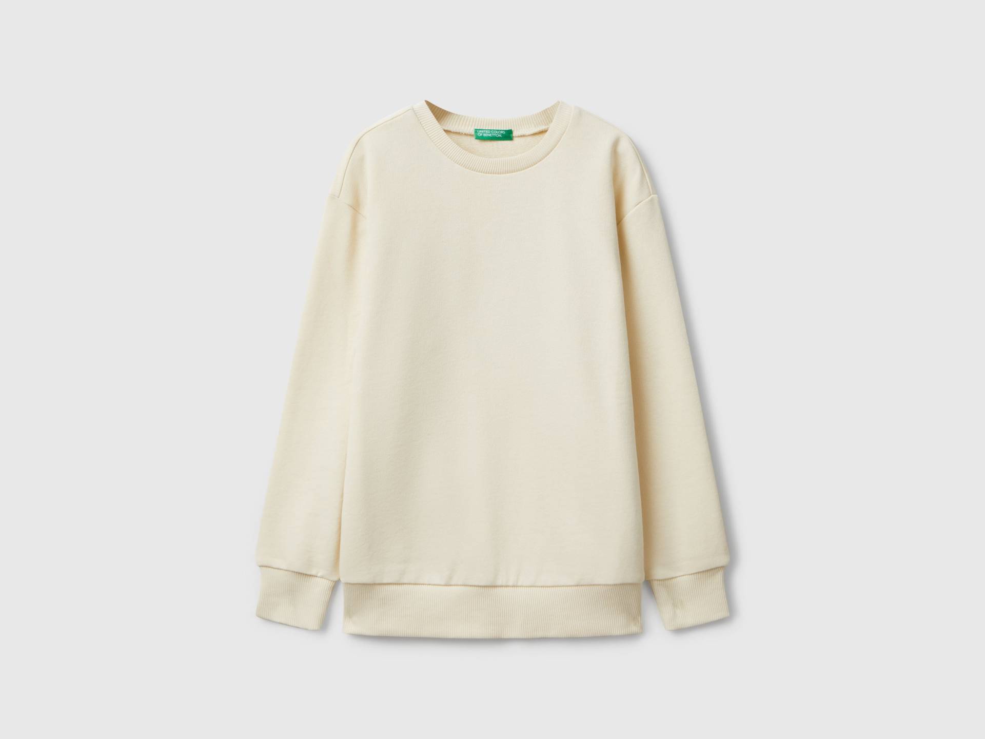 Benetton, Sweatshirt Mit Slogan-print, size 2XL, Cremeweiss, male Benetton, Sweatshirt Mit Slogan-print, size 2XL, Cremeweiss, male von United Colors of Benetton