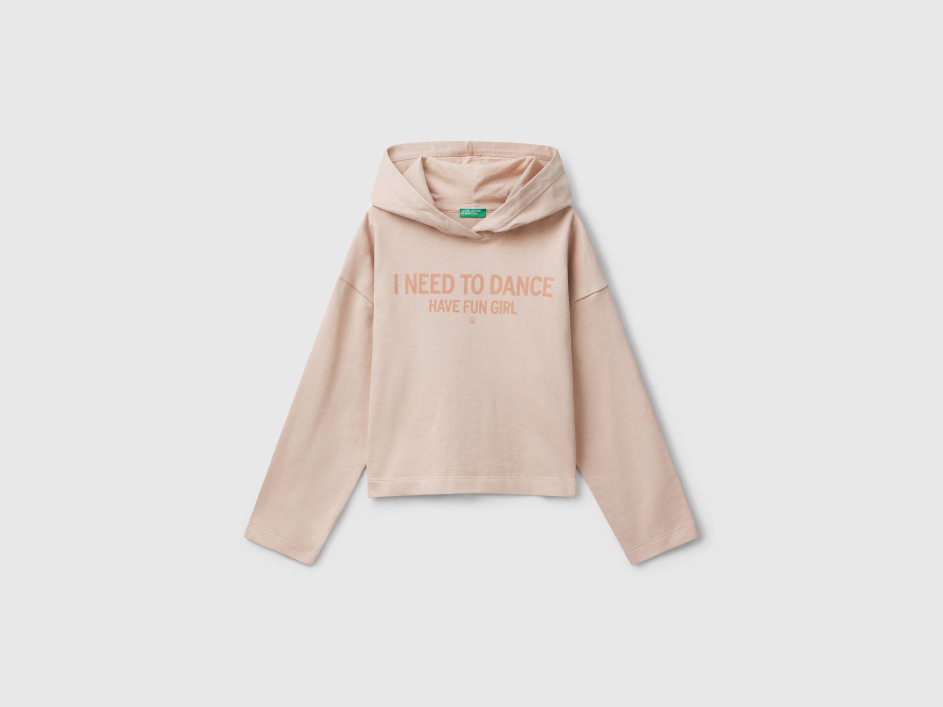 Benetton, Sweatshirt Mit Slogan-print, size M, Zartrosa, female Benetton, Sweatshirt Mit Slogan-print, size M, Zartrosa, female von United Colors of Benetton