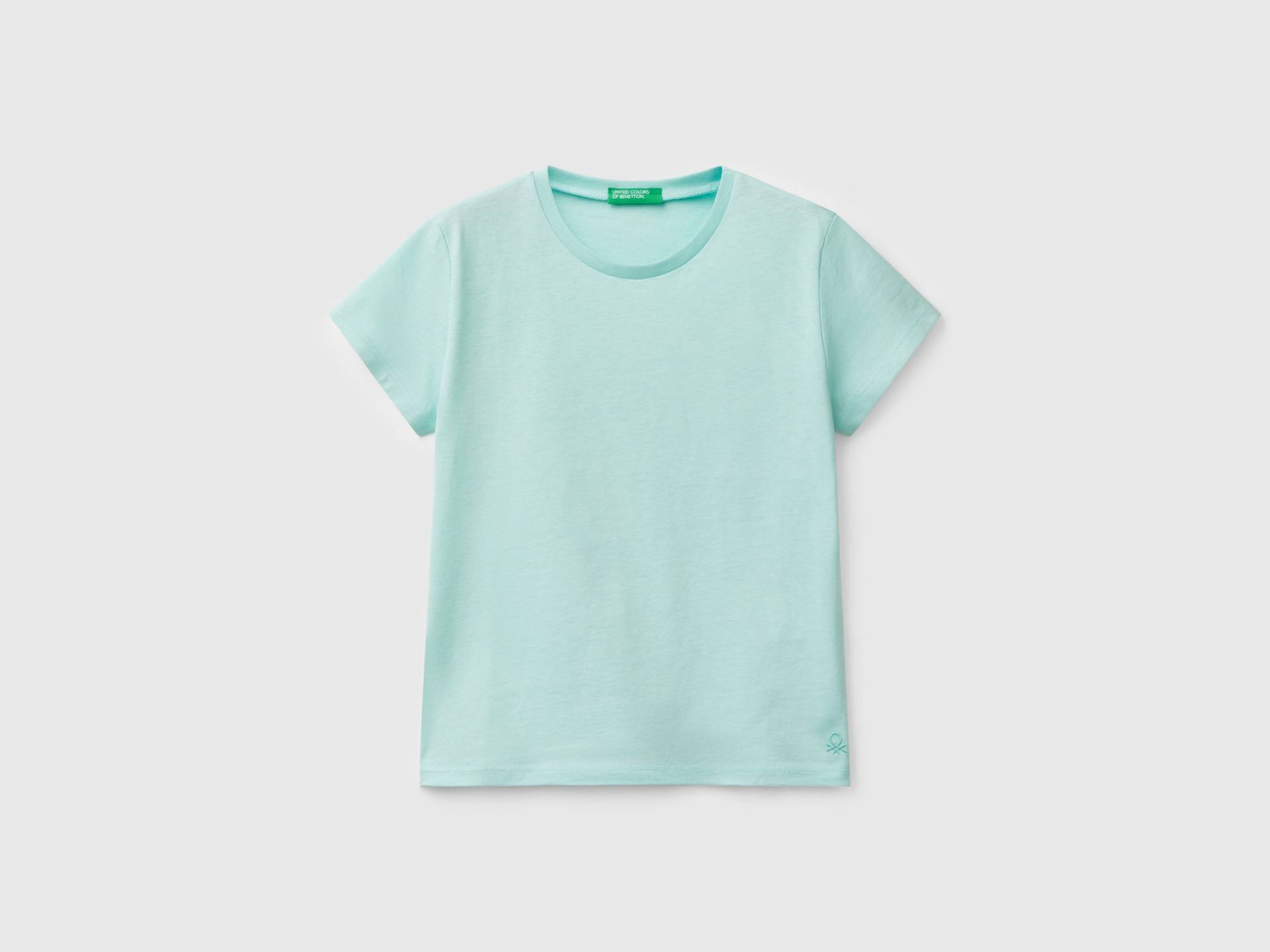 Benetton, T-shirt Aus Reiner Baumwolle, size S, Türkisblau, female Benetton, T-shirt Aus Reiner Baumwolle, size S, Türkisblau, female von United Colors of Benetton