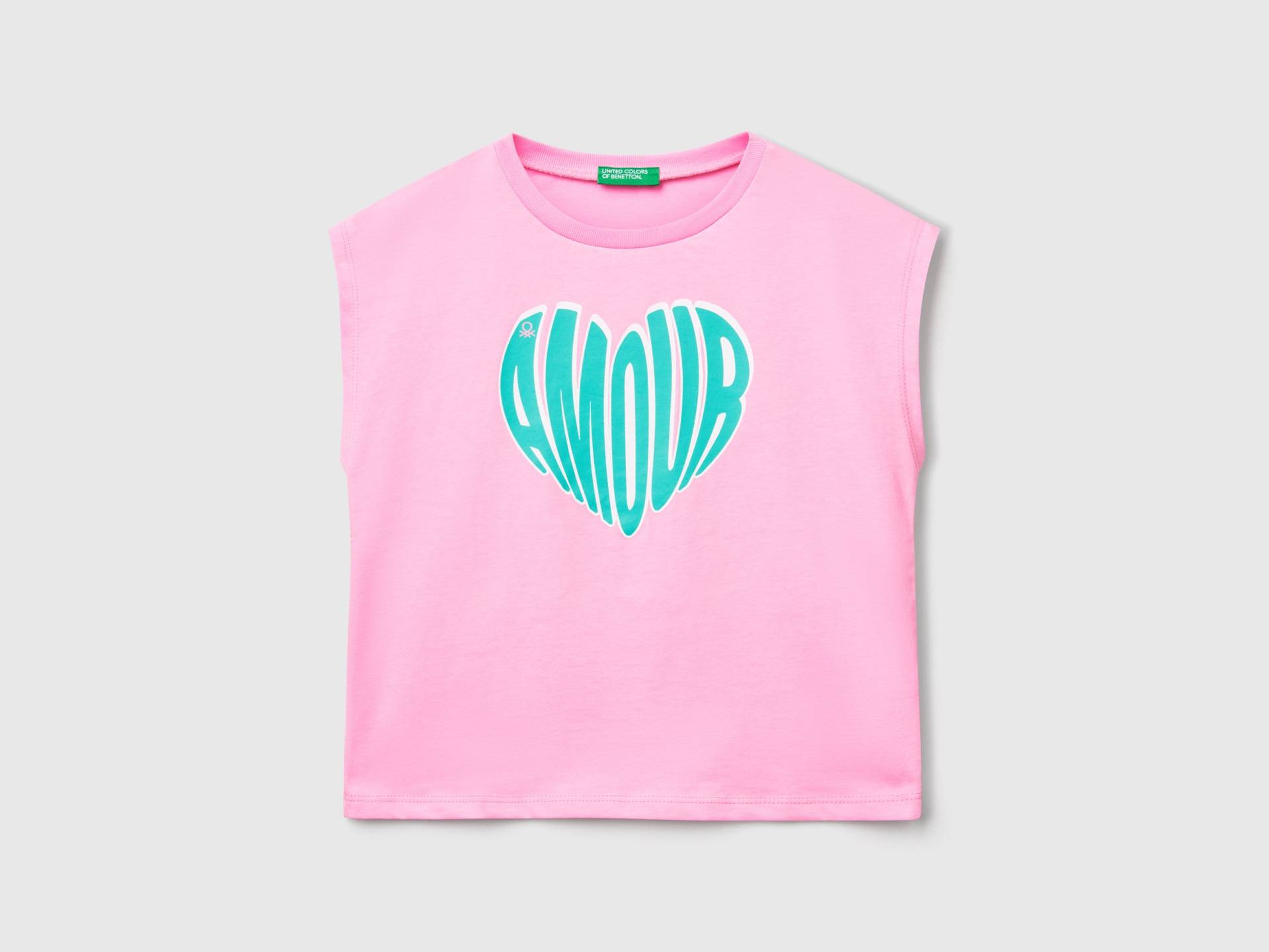 Benetton, T-shirt Mit Fluoreszierendem Aufdruck, size M, Pink, female Benetton, T-shirt Mit Fluoreszierendem Aufdruck, size M, Pink, female von United Colors of Benetton