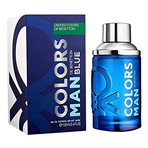 United Colors of Benetton - Blau von United Colors, Eau de Toilette Spray für Herren, Frischer Zitrusduft mit Zitrone, Tequila, Koriander, Wassermelone und Meeresnoten - 100 ml von United Colors of Benetton