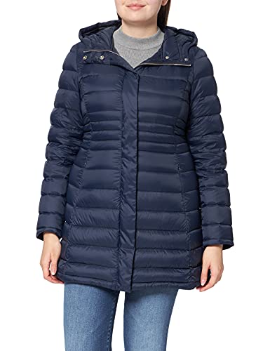 Benetton Damen Giubbotto 2TWD536O5 Mittlere Daunenjacke, Blau 016, 46 von United Colors of Benetton