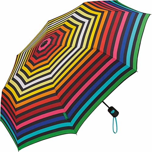 Benetton Regenschirm Multistripe Regenbogen - Taschenschirm Mini AC von United Colors of Benetton