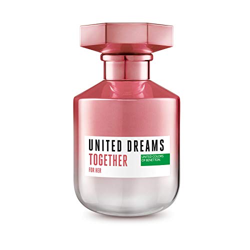 United Colors of Benetton - United Dreams Together, Eau de Toilette für Damen – Frischer, legerer und femininer Duft – Blumige und fruchtige Noten – Ideal für tagsüber – 80 ml von United Colors of Benetton